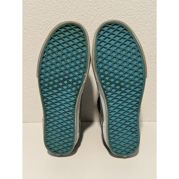 2006 VANS SK8-Hi LX LOOMSTATE SKATE SHOES SZ 8.5 BLUE DENIM POLKA DOTS SNEAKERS - Picture 11 of 14